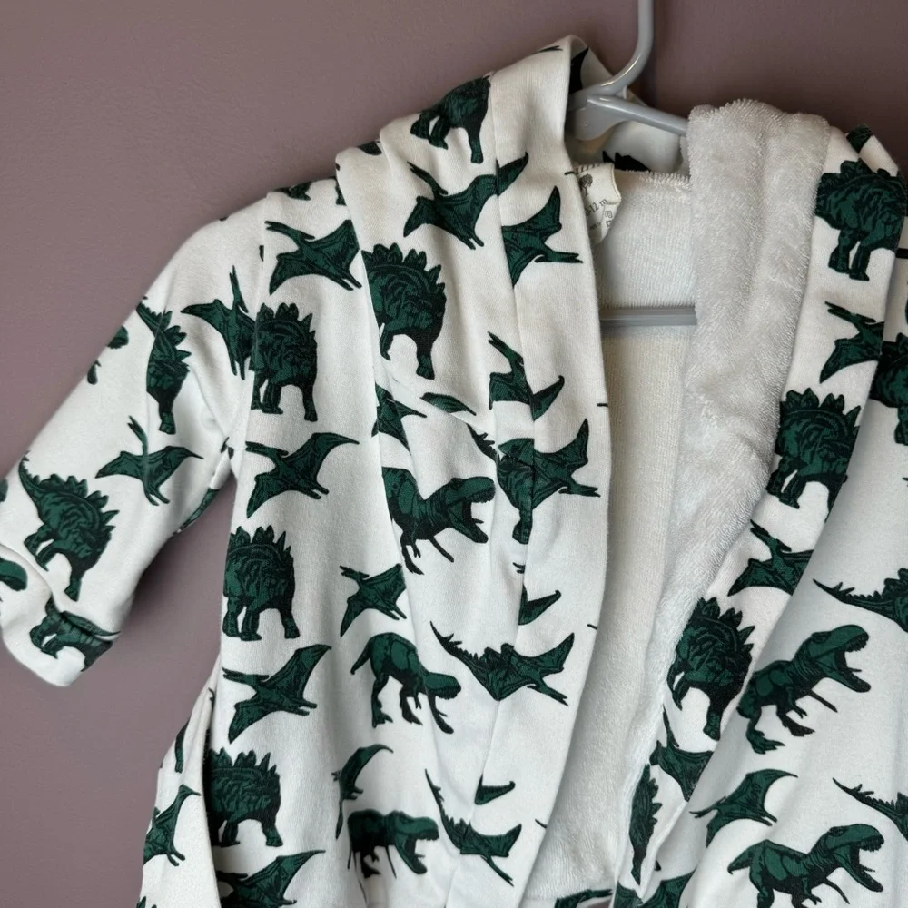 Kate Quinn Bath Robe Dinosaurs 0-12 Months